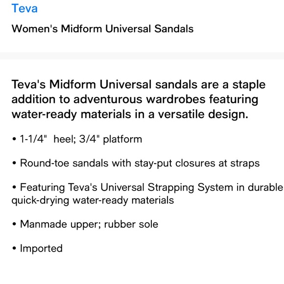 Teva Women's Midform Universal Sandals - Picture 5 of 8
